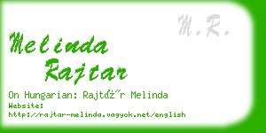 melinda rajtar business card